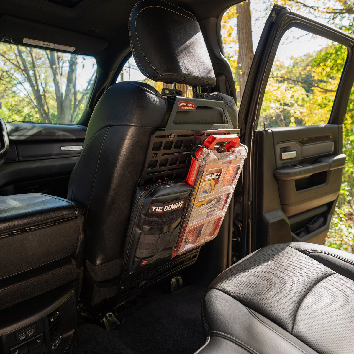 BuiltRight Industries Launches Rigid Seat Back Tech Plate MOLLE Kit for 5th Gen RAM 2500/3500