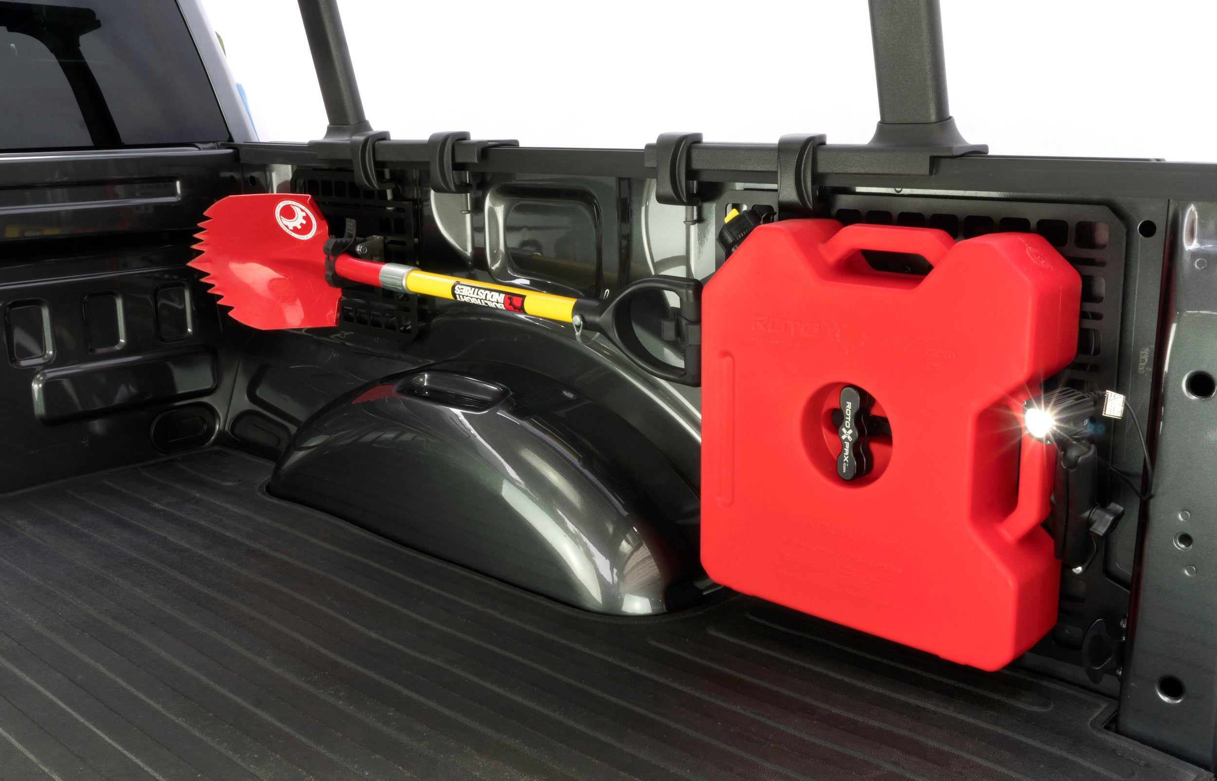 BuiltRight Industries Patented F-150 Bed Rack Setup - Bedside Rack System