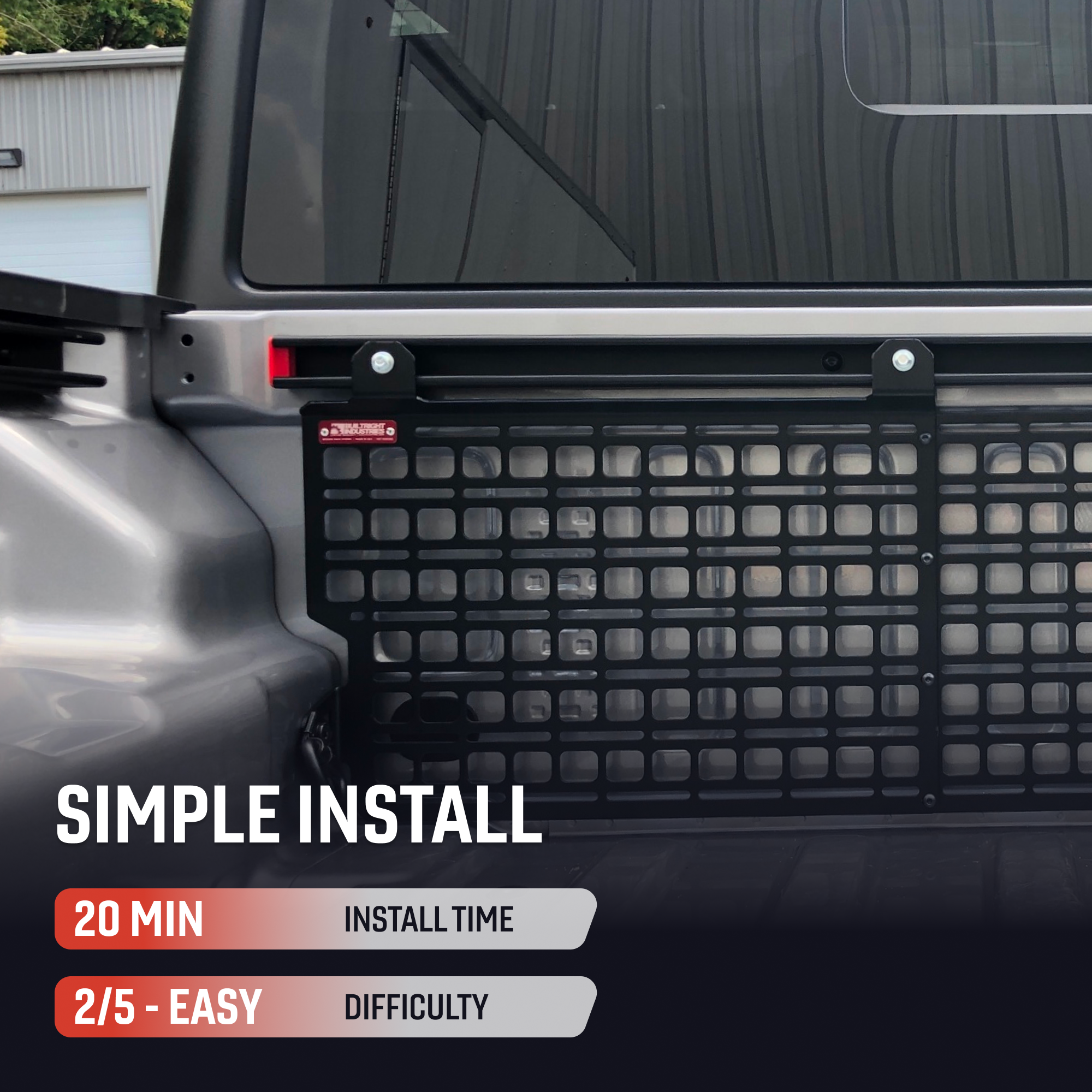 Utility Rail System | Jeep Gladiator (2020-2024)