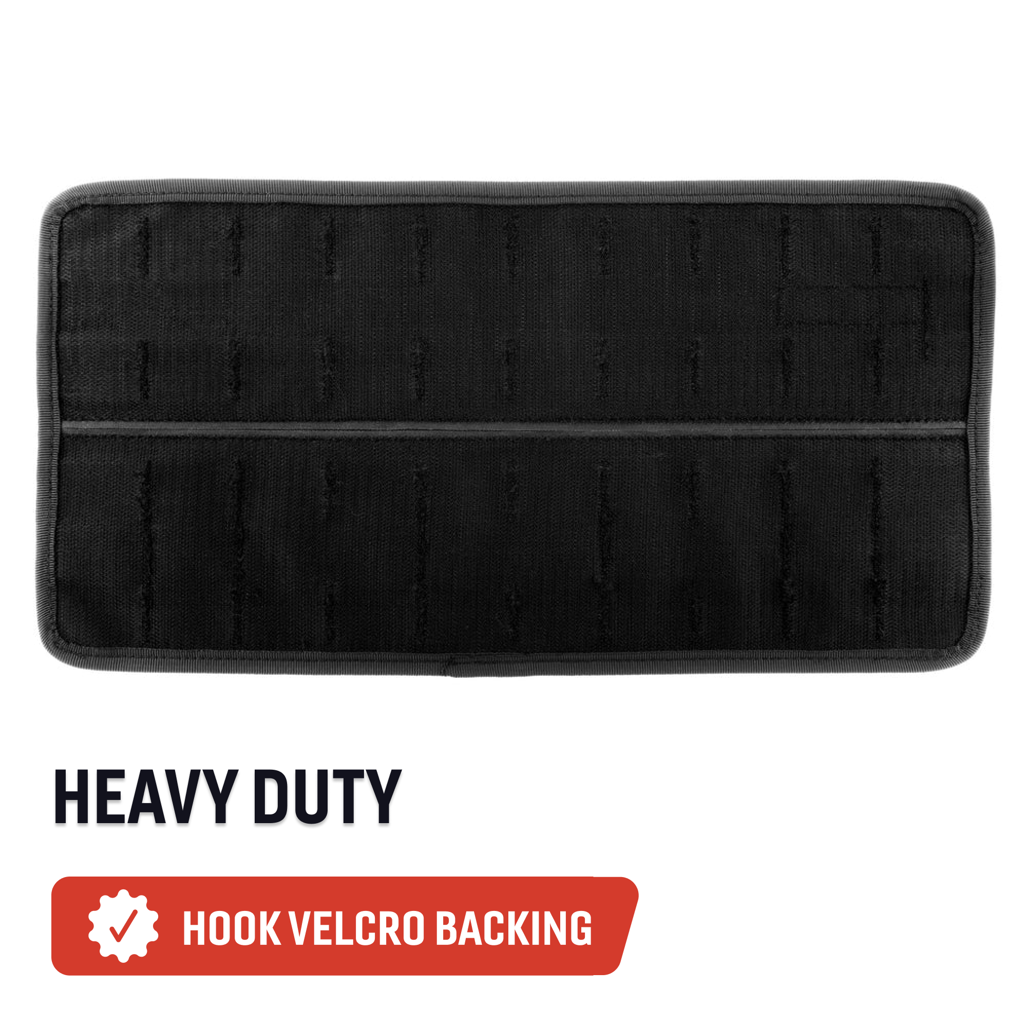 Velcro Tech Panel - Black | Large (8" x 15.5")
