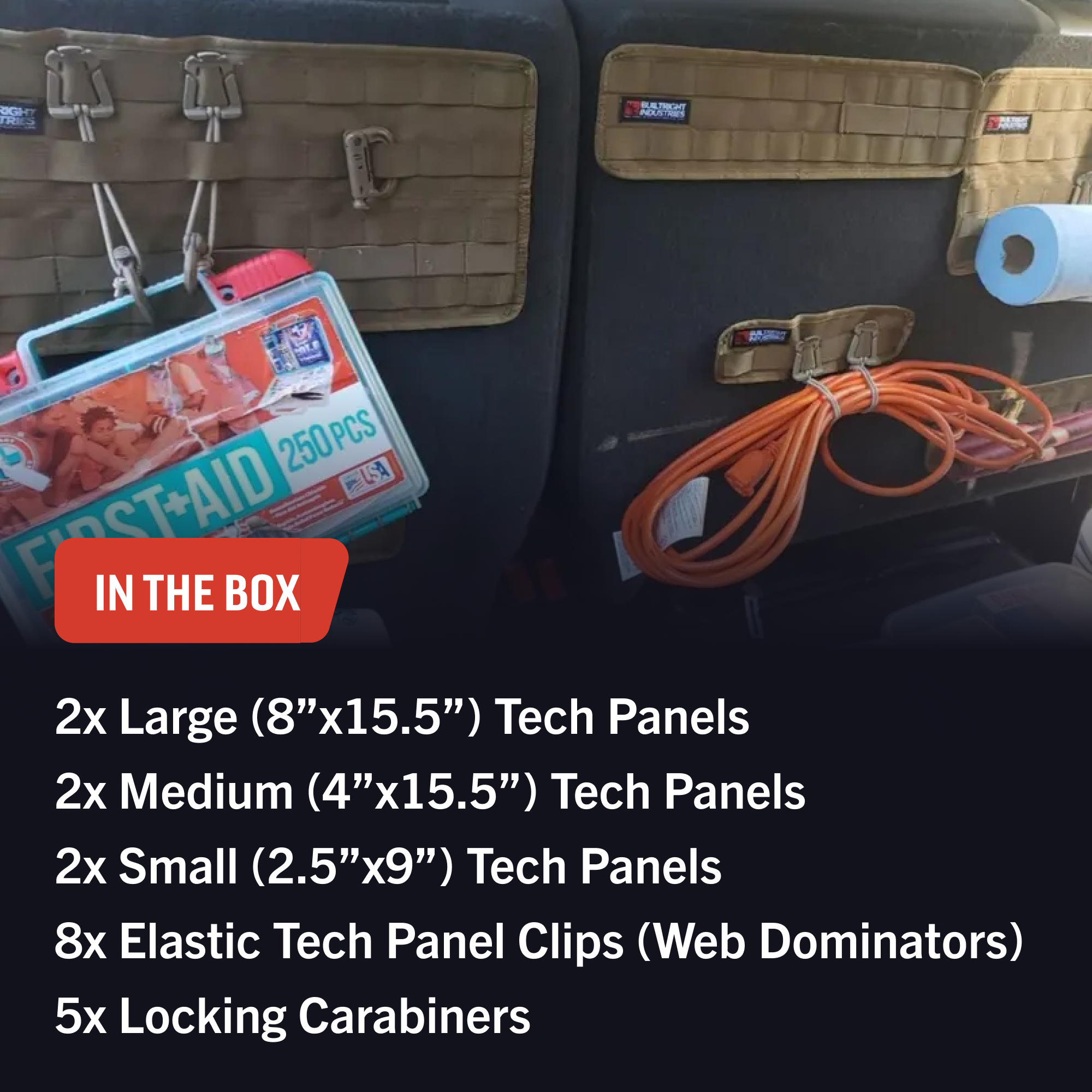 Velcro Tech Panel - Coyote Tan | 6pc+ Kit
