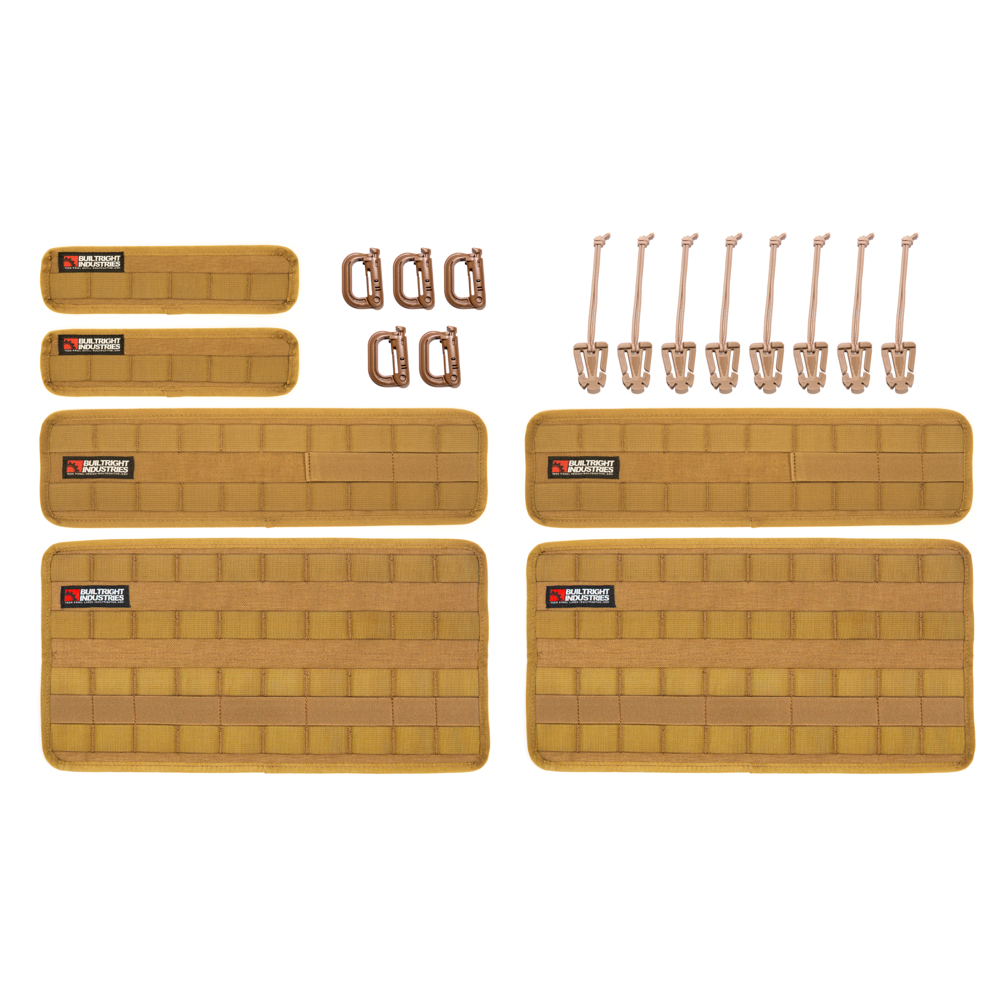 Velcro Tech Panel - Coyote Tan | 6pc+ Kit