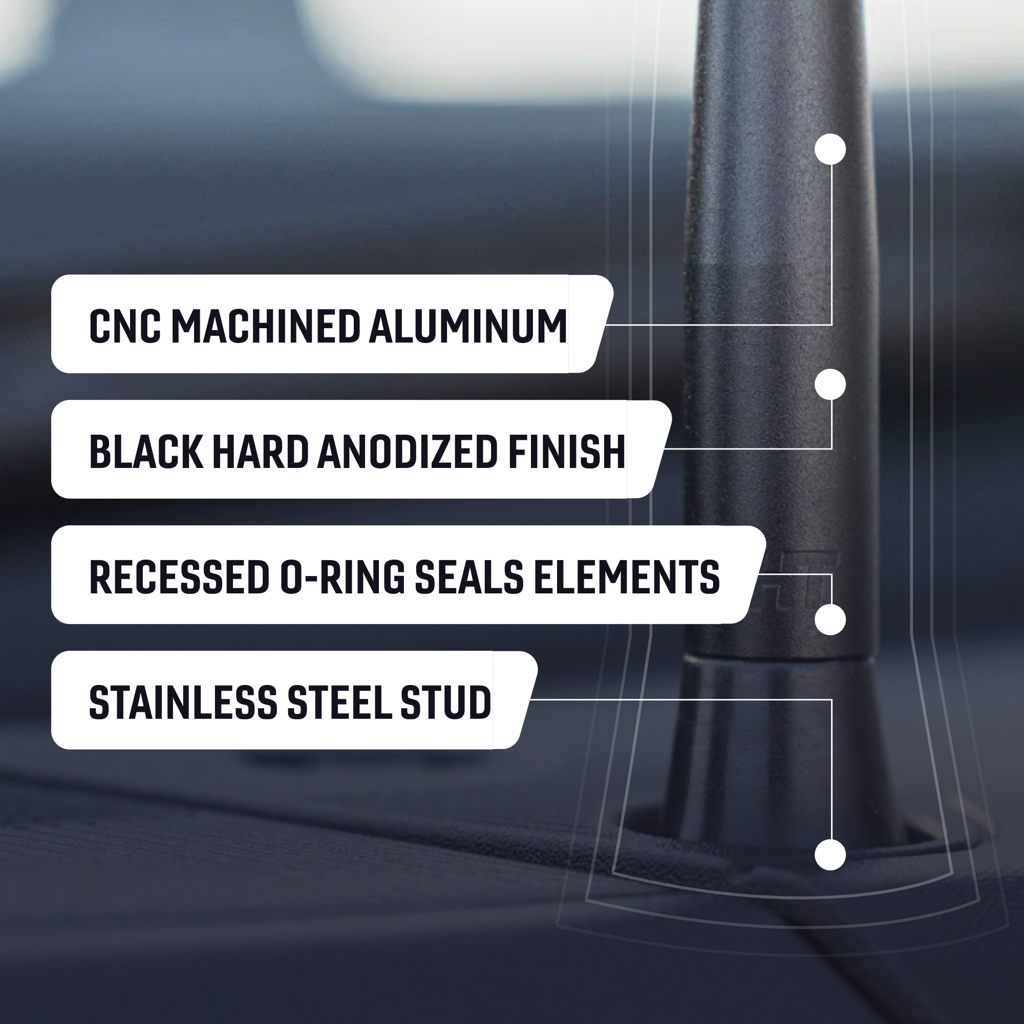 Perfect-Fit Stubby Antenna | Ford F-150 (15-20), F-250/350 (17-21)