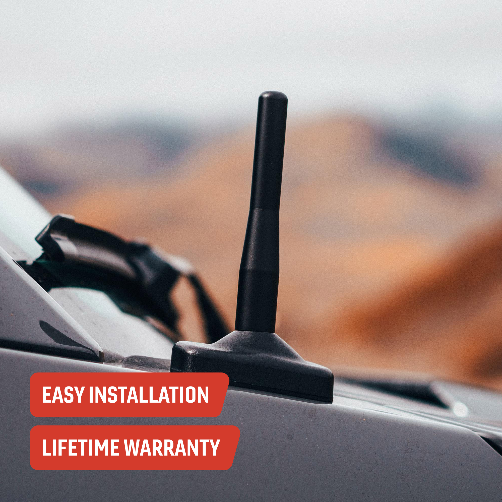 Perfect-Fit Stubby Antenna | Ford F-150 (15-20), F-250/350 (17-21)