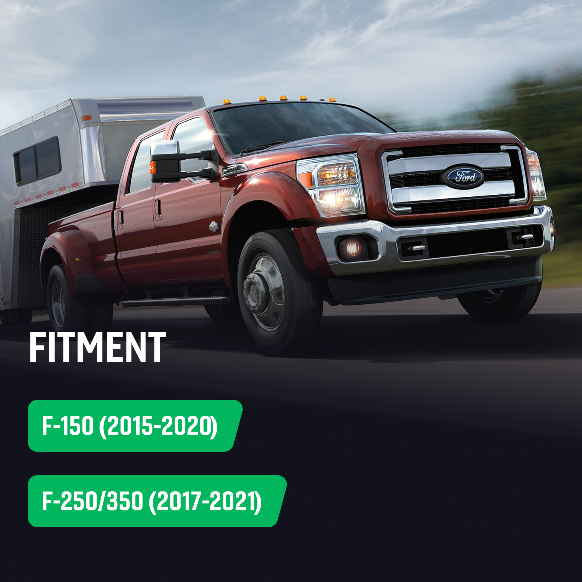 Perfect-Fit Stubby Antenna | Ford F-150 (15-20), F-250/350 (17-21)