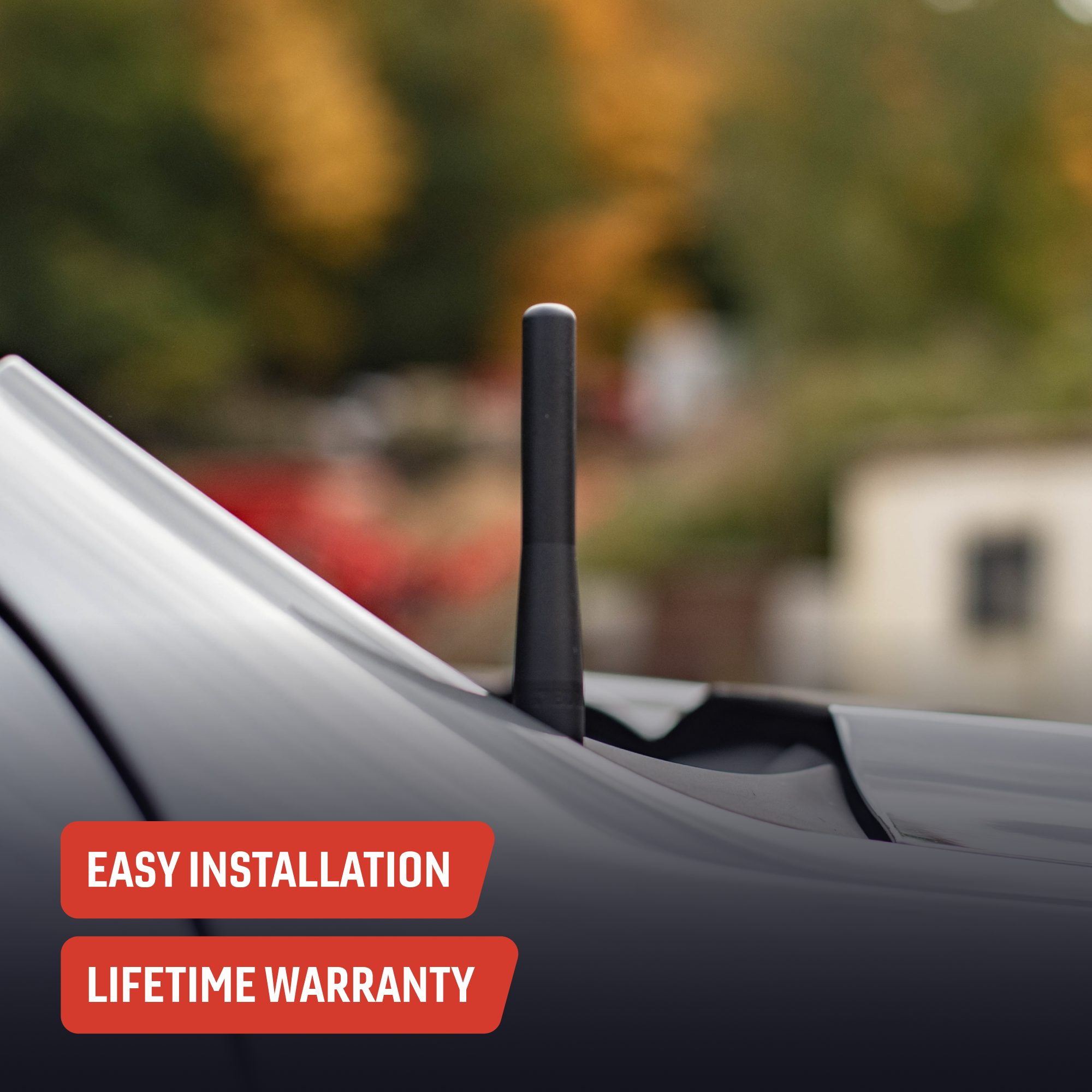 Perfect-Fit Stubby Antenna | Chevrolet Silverado 1500 (2019+), GMC Sierra 1500 (2019+)