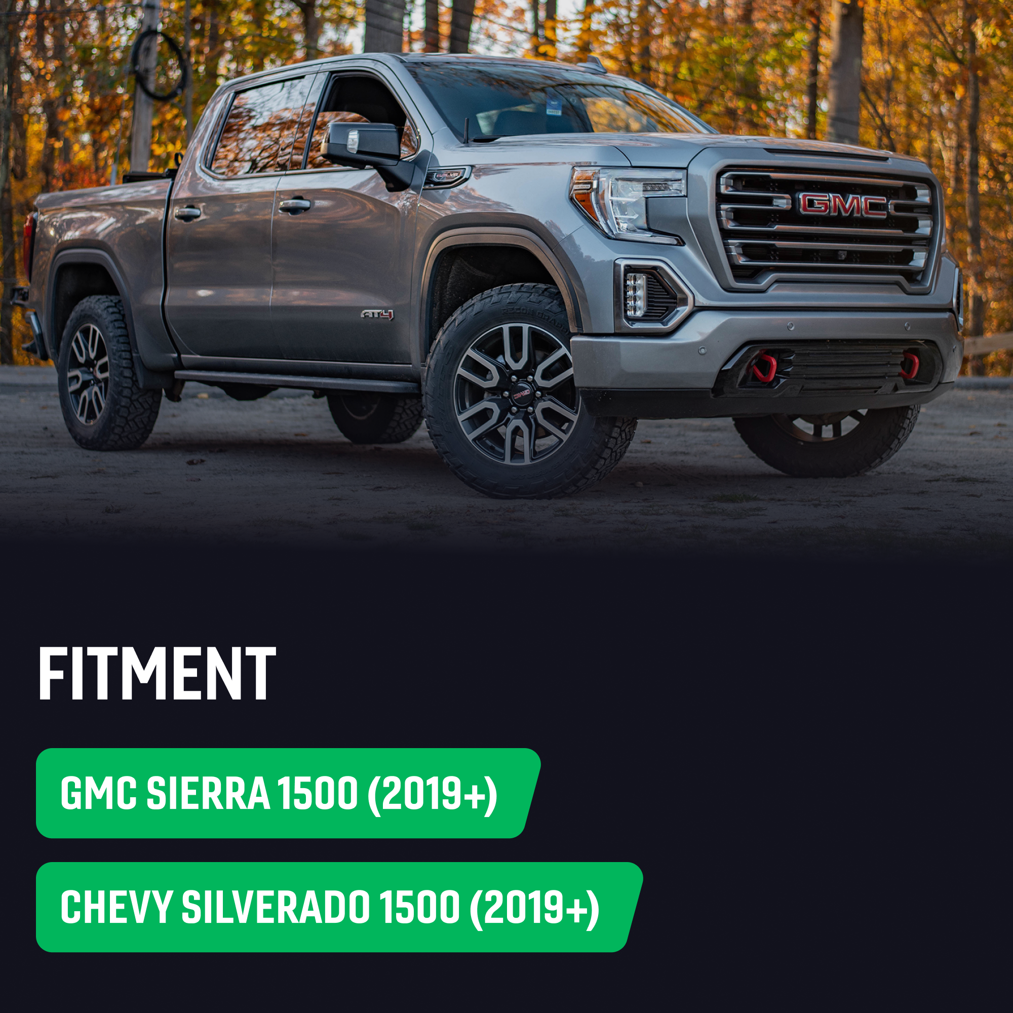 Perfect-Fit Stubby Antenna | Chevrolet Silverado 1500 (2019+), GMC Sierra 1500 (2019+)