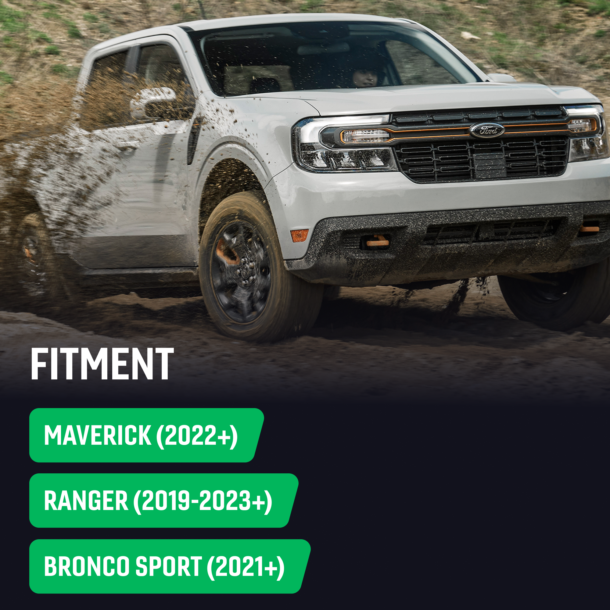 Perfect-Fit Stubby Antenna | Ford Maverick (2022+), Ranger (2019-2025) and Bronco Sport (2021+)