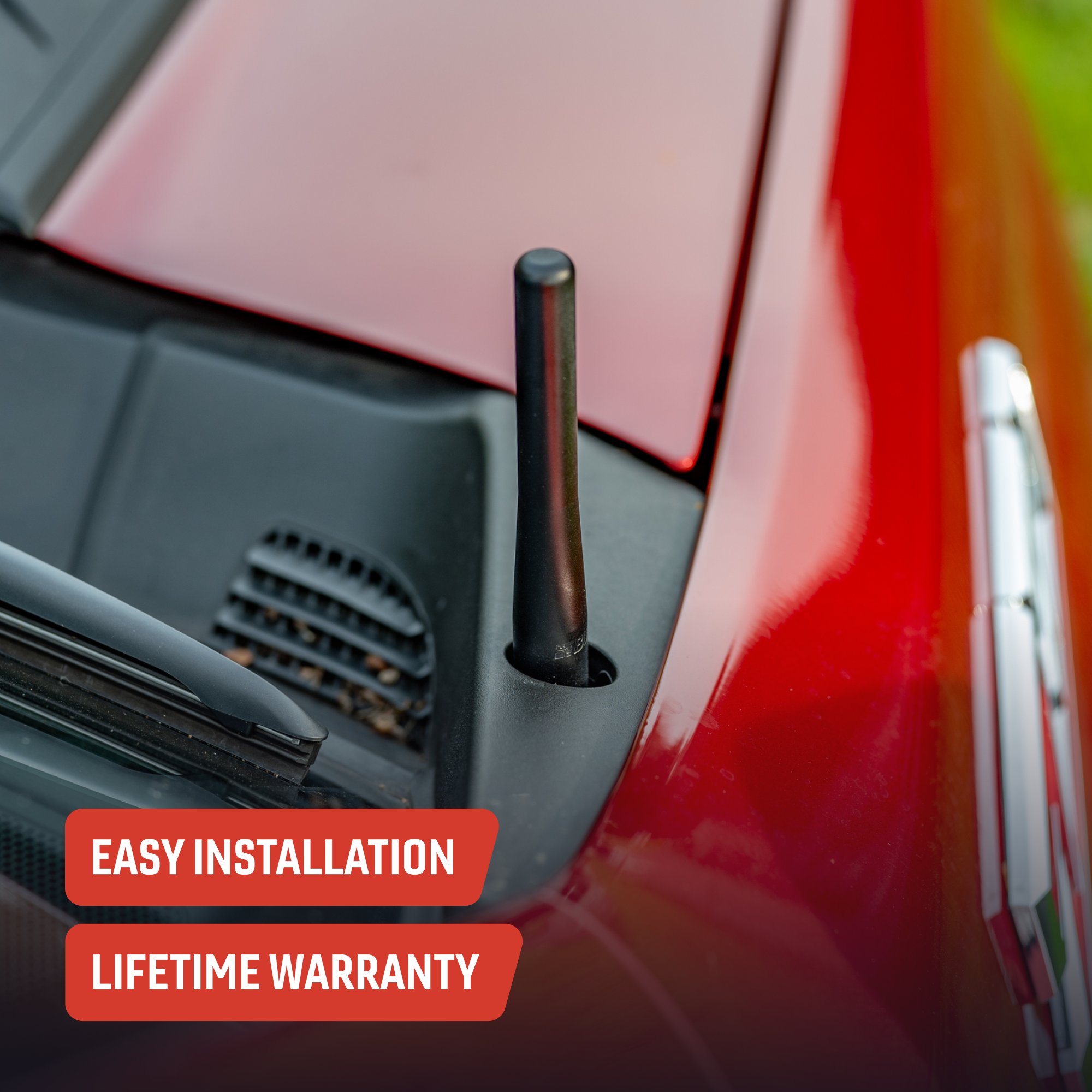 Perfect-Fit Stubby Antenna | Chevrolet Silverado 2500 (2020-2023), GMC Sierra 2500 (2020-2023)