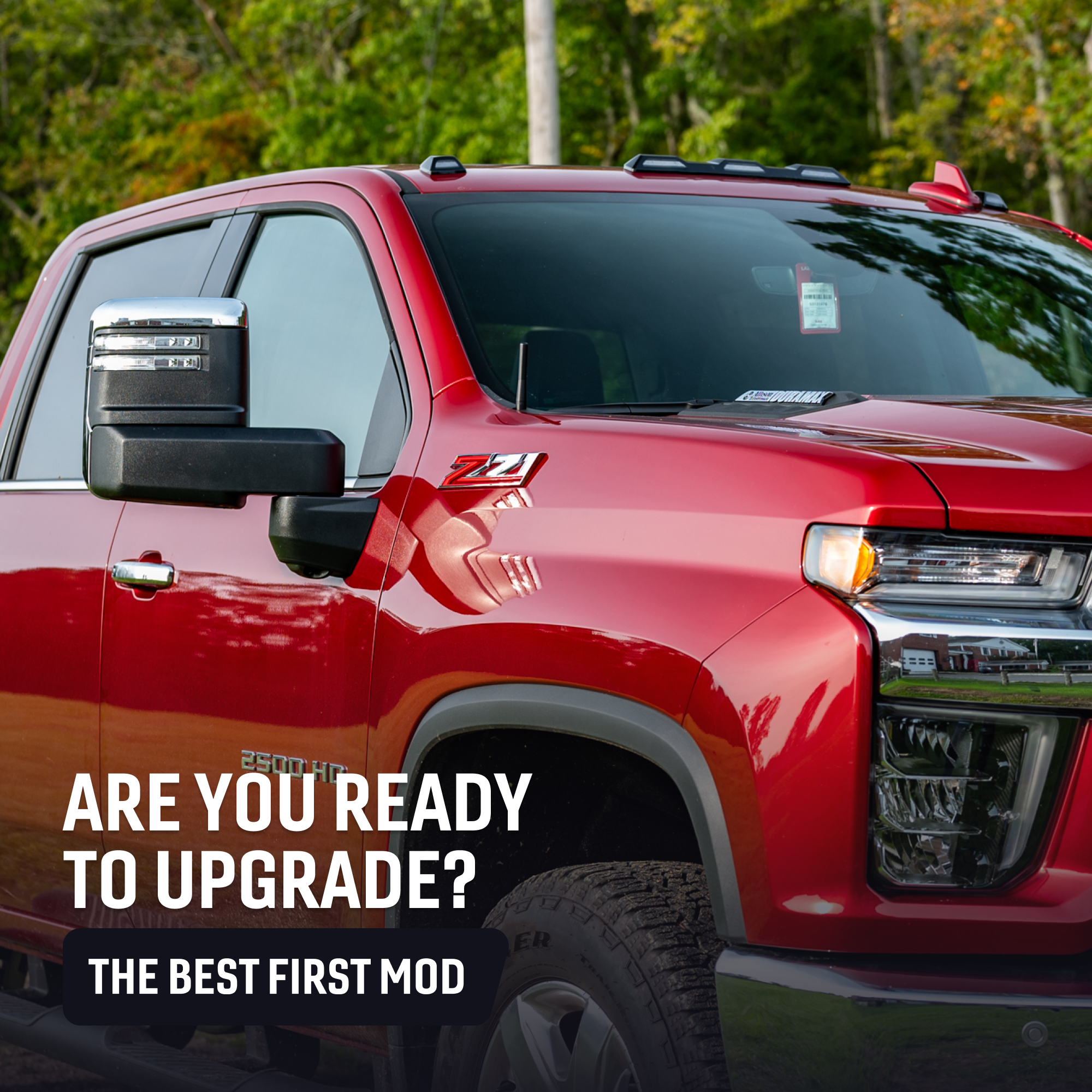 Perfect-Fit Stubby Antenna | Chevrolet Silverado 2500 (2020-2023), GMC Sierra 2500 (2020-2023)