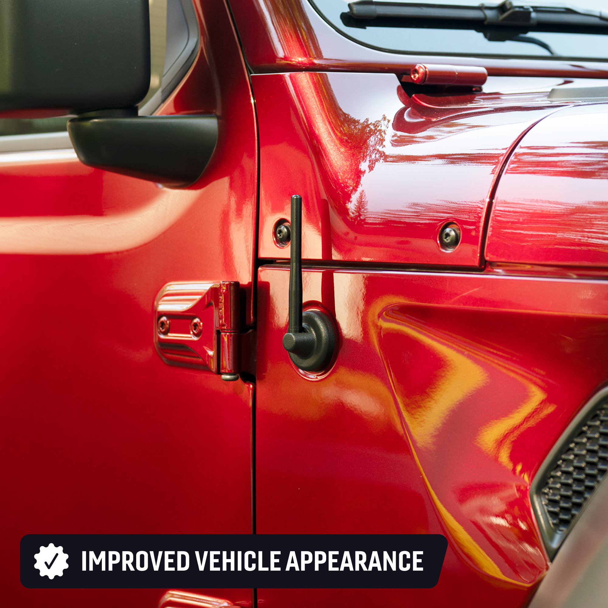 Perfect-Fit Stubby Antenna | Jeep Wrangler & Gladiator (2007-2023)