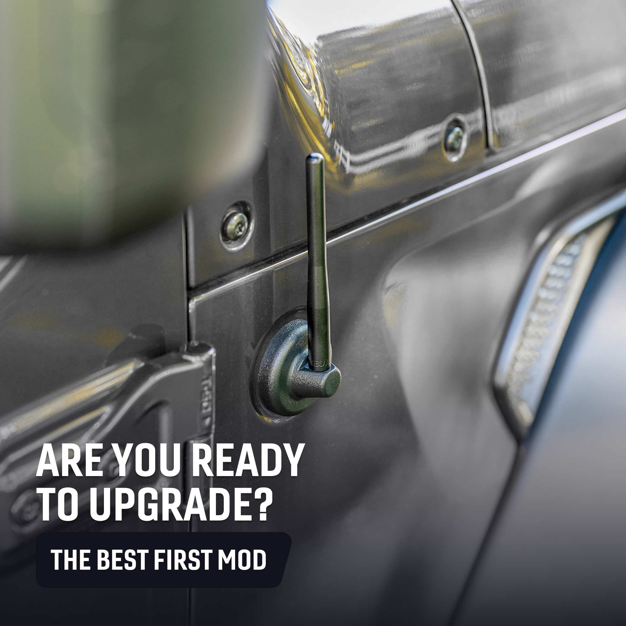 Perfect-Fit Stubby Antenna | Jeep Wrangler & Gladiator (2007-2023)