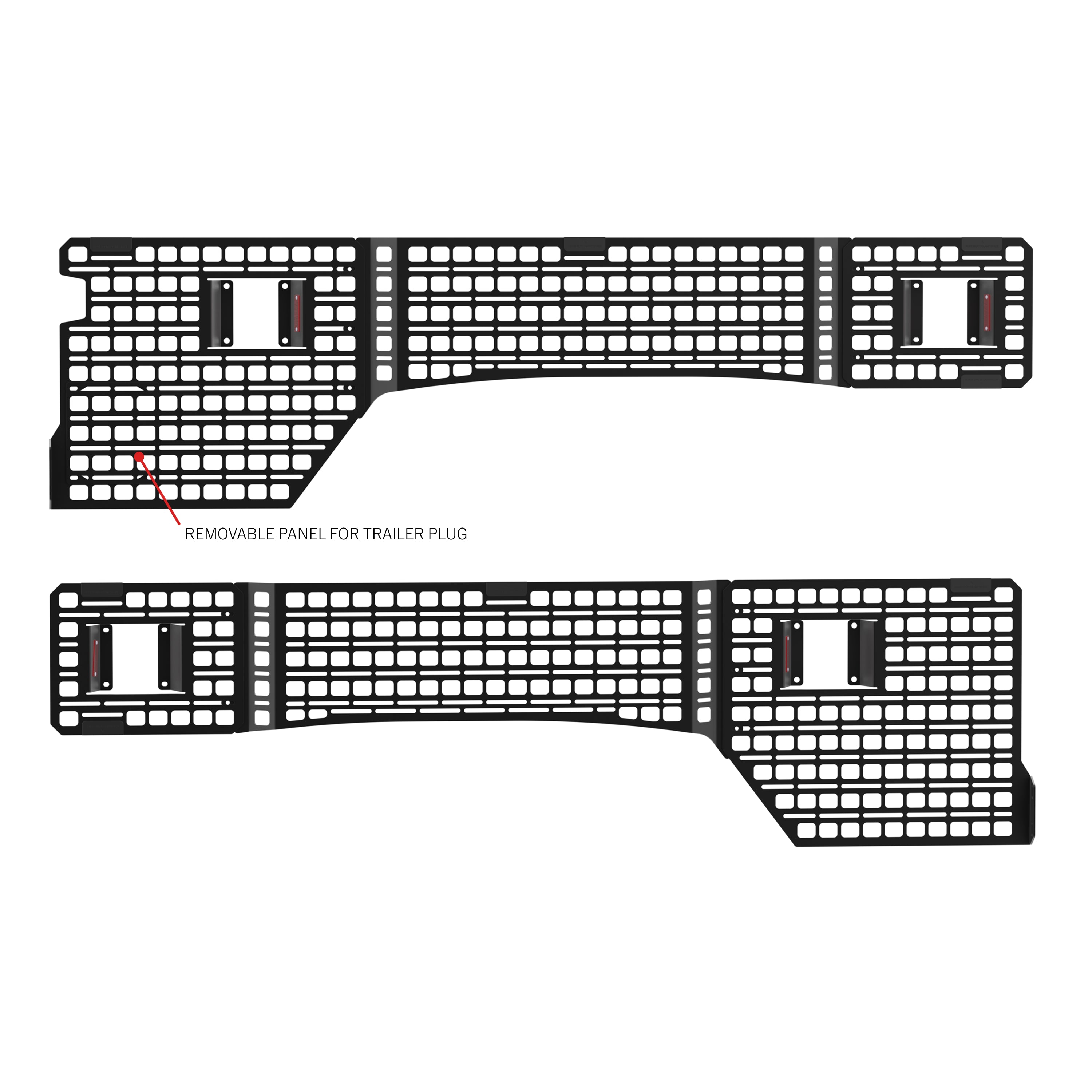 Bedside Rack MOLLE Panel System | Ford F-250, F-350, F-450 (2017-2026)