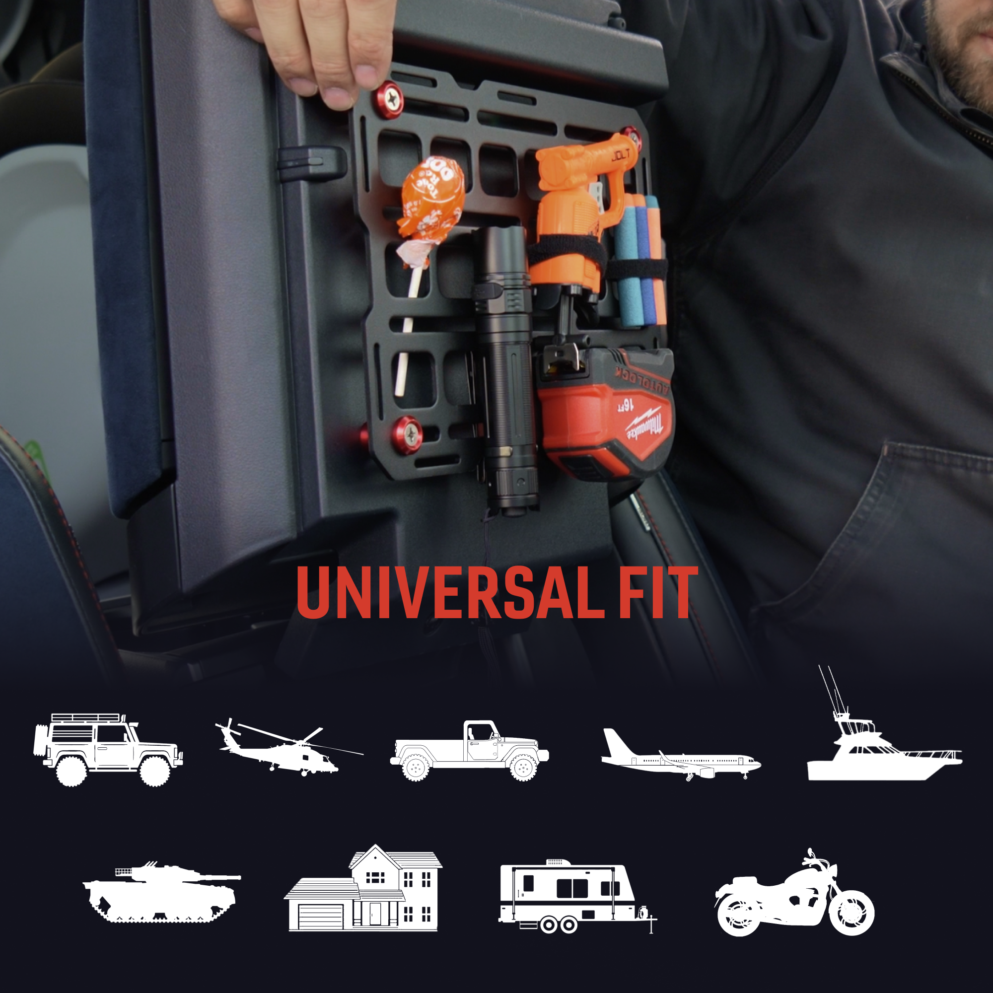 Tech Plate - 25.0" x 15.5" | Universal MOLLE Mounting Panel