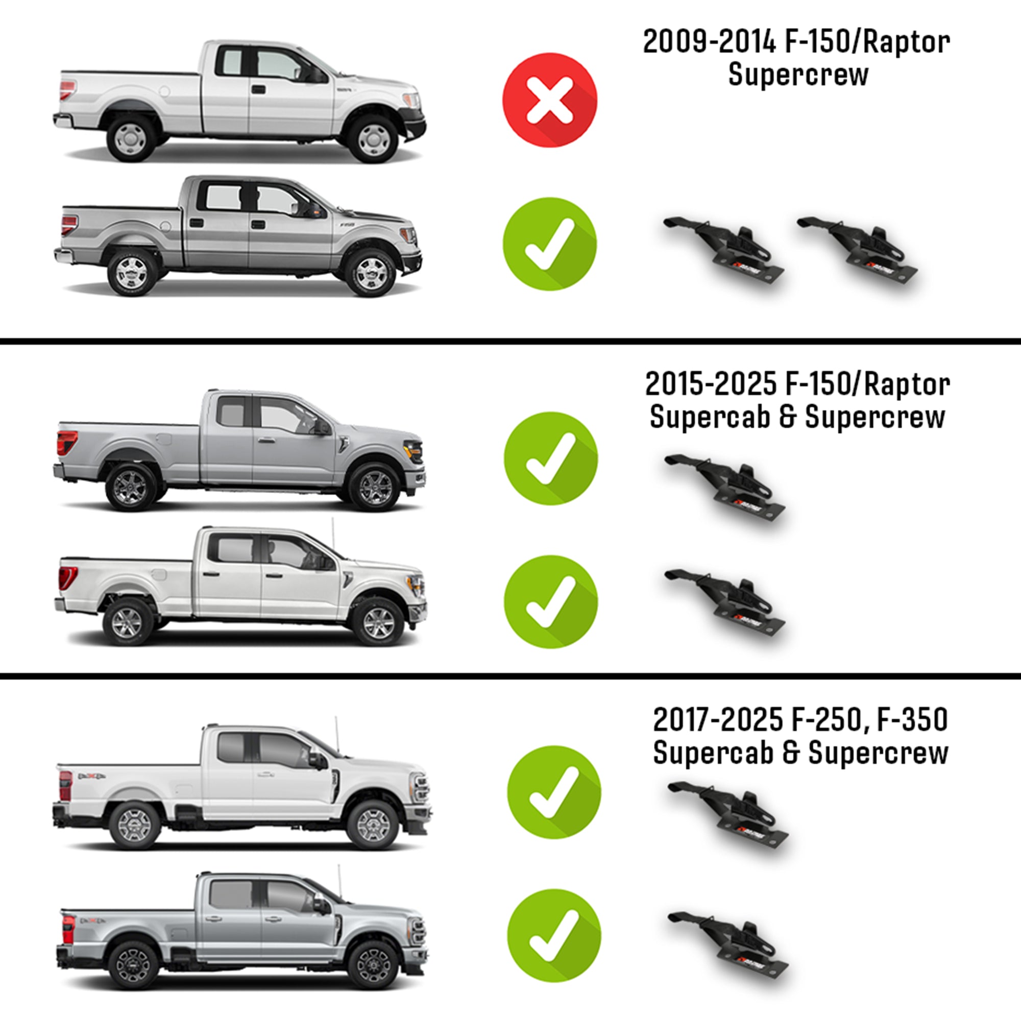 Rear Seat Release Kit | Ford F-Series