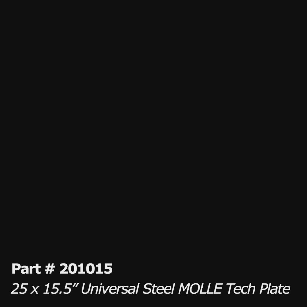 Tech Plate - 25.0" x 15.5" | Universal MOLLE Mounting Panel