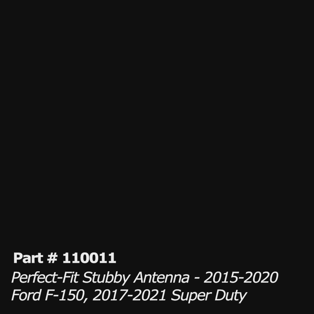 Perfect-Fit Stubby Antenna | Ford F-150 (15-20), F-250/350 (17-21)