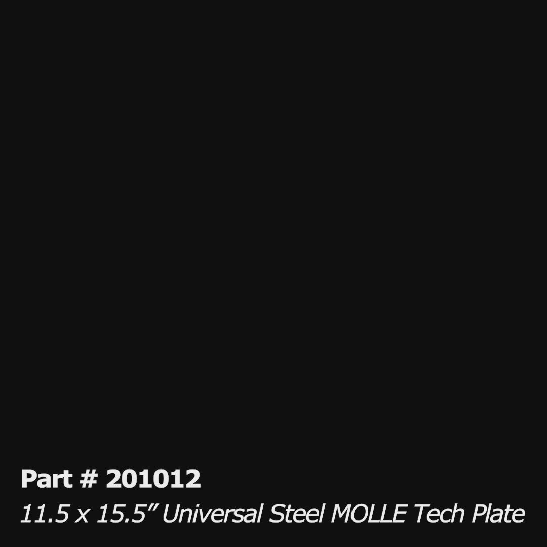 Tech Plate - 11.5 x 15.5" | Universal MOLLE Mounting Panel