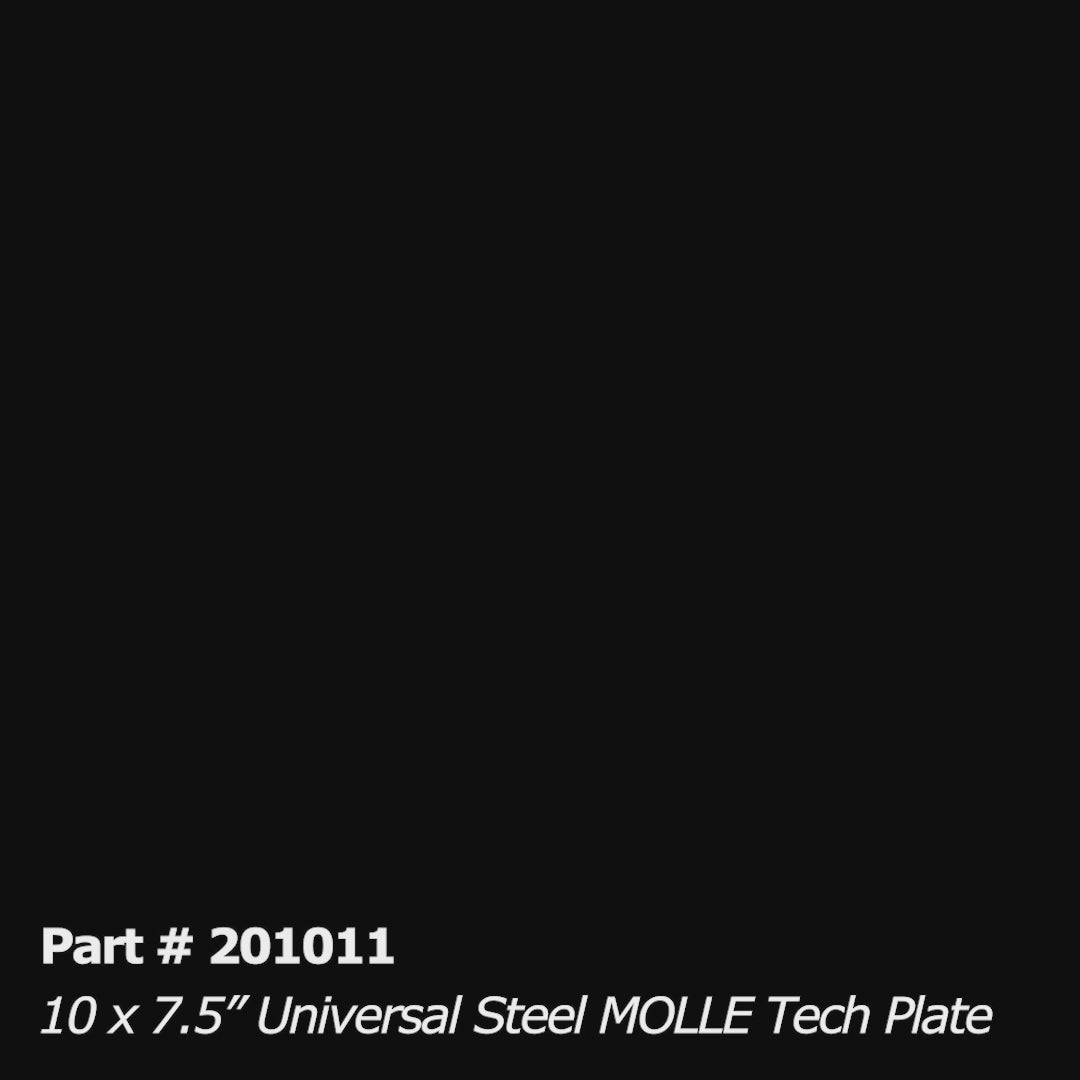 Tech Plate - 10.0" x 7.5" | Universal MOLLE Mounting Panel
