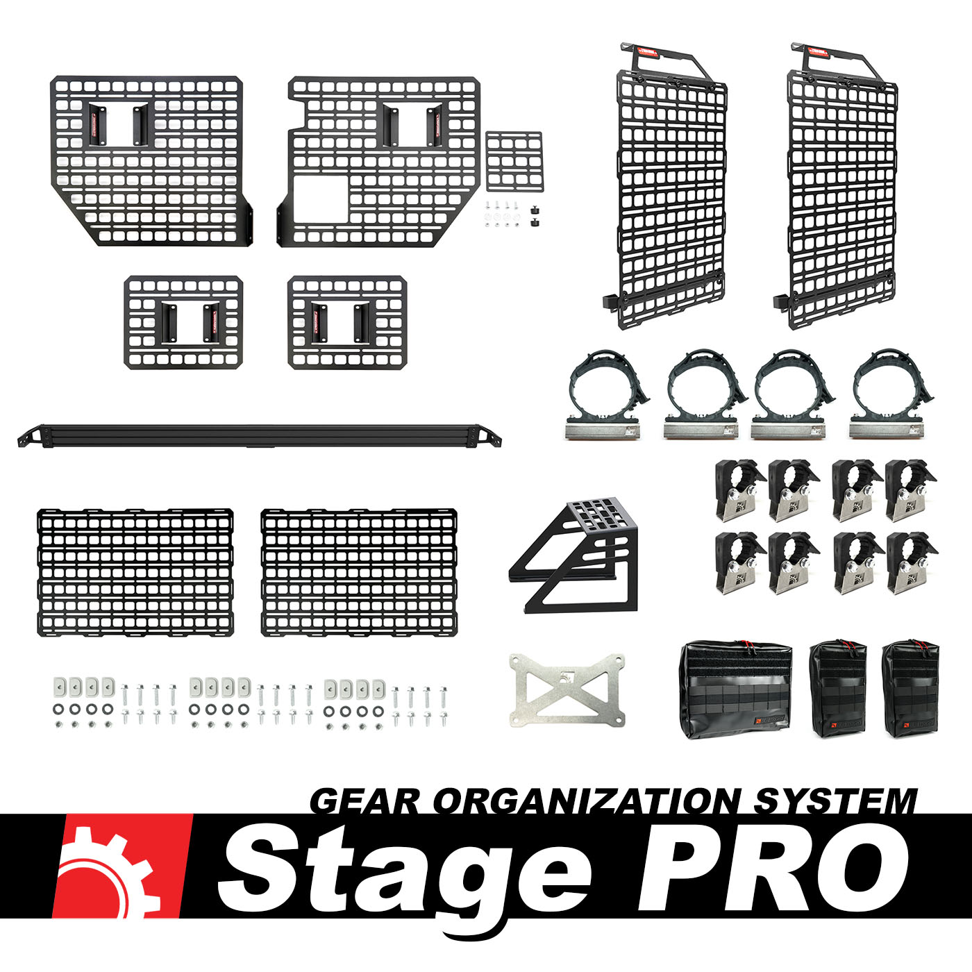 Gear Organization System - Stage PRO Kit | Ford F-250, F-350, F-450 (2017-2022)