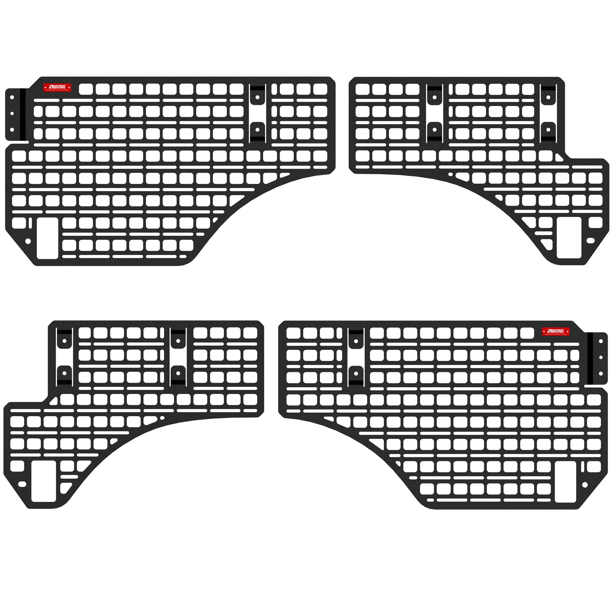 Bedside Rack System - 4pc Kit | RAM 1500 5' 7" Bed (2019+)-BuiltRight Industries