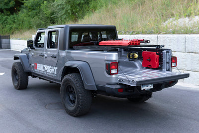 Bedside Rack System - Passenger Rear Panel | Jeep Gladiator (2020-2021)-BuiltRight Industries