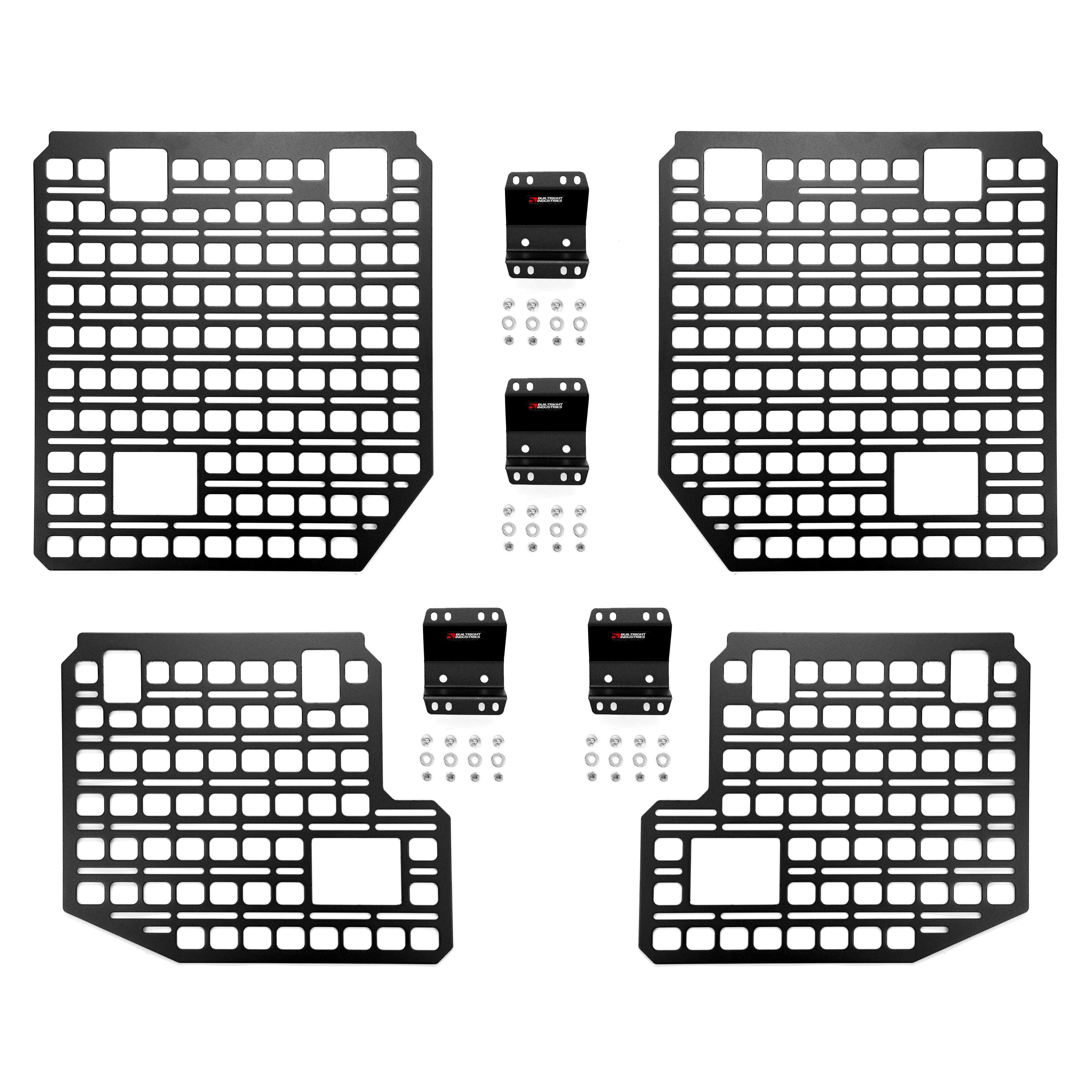 Bedside Rack System 4 Panel Kit | Ford F-150 & Raptor (2009 - 2014)-2009-2014 Ford F-150-BuiltRight Industries