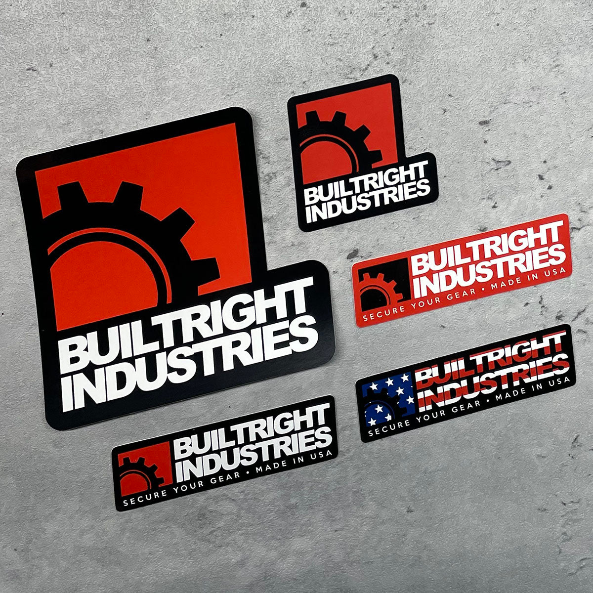 BuiltRight Industries Sticker Pack