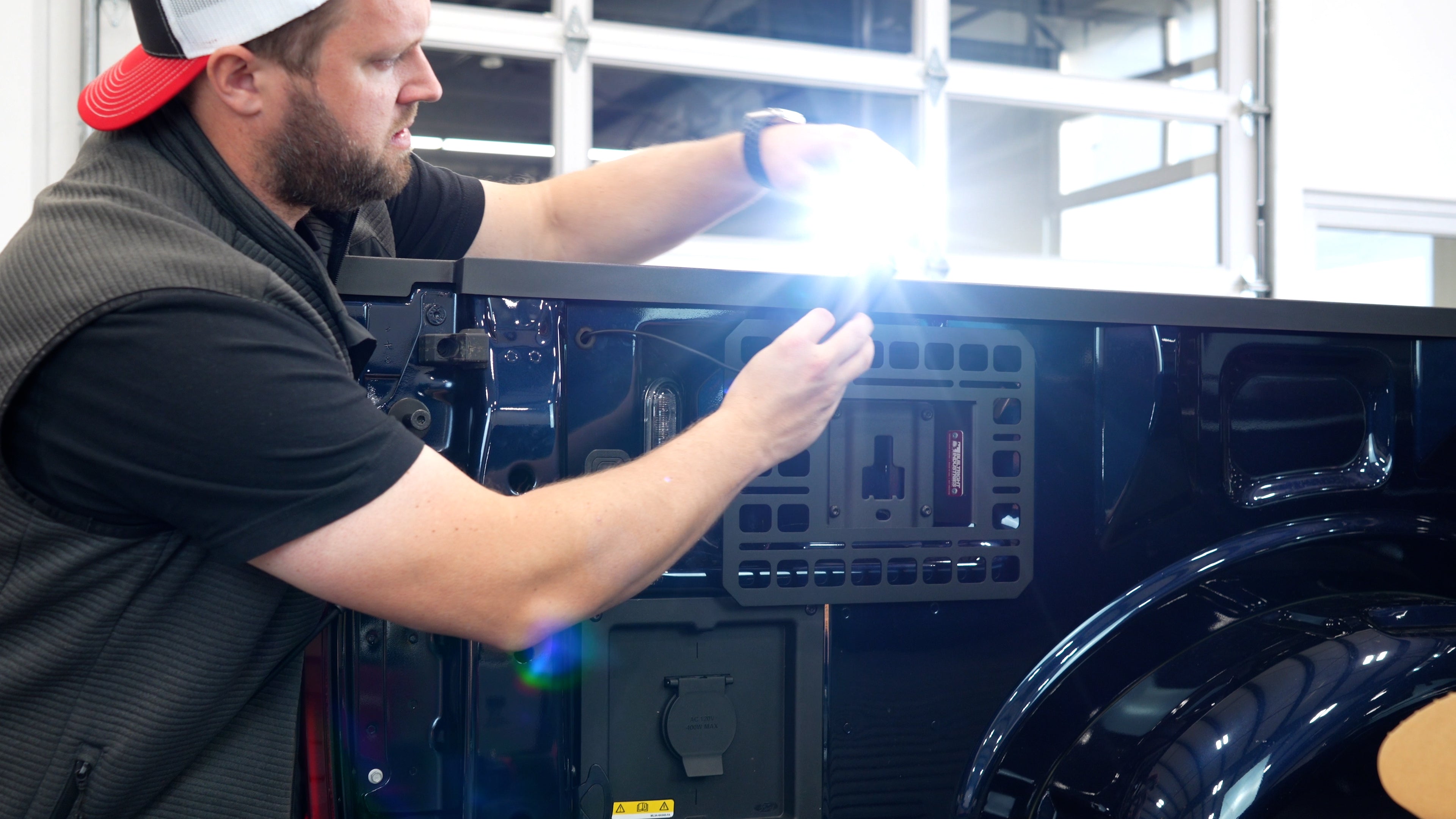 Mounting an Articulating Spotlight on the Raptor