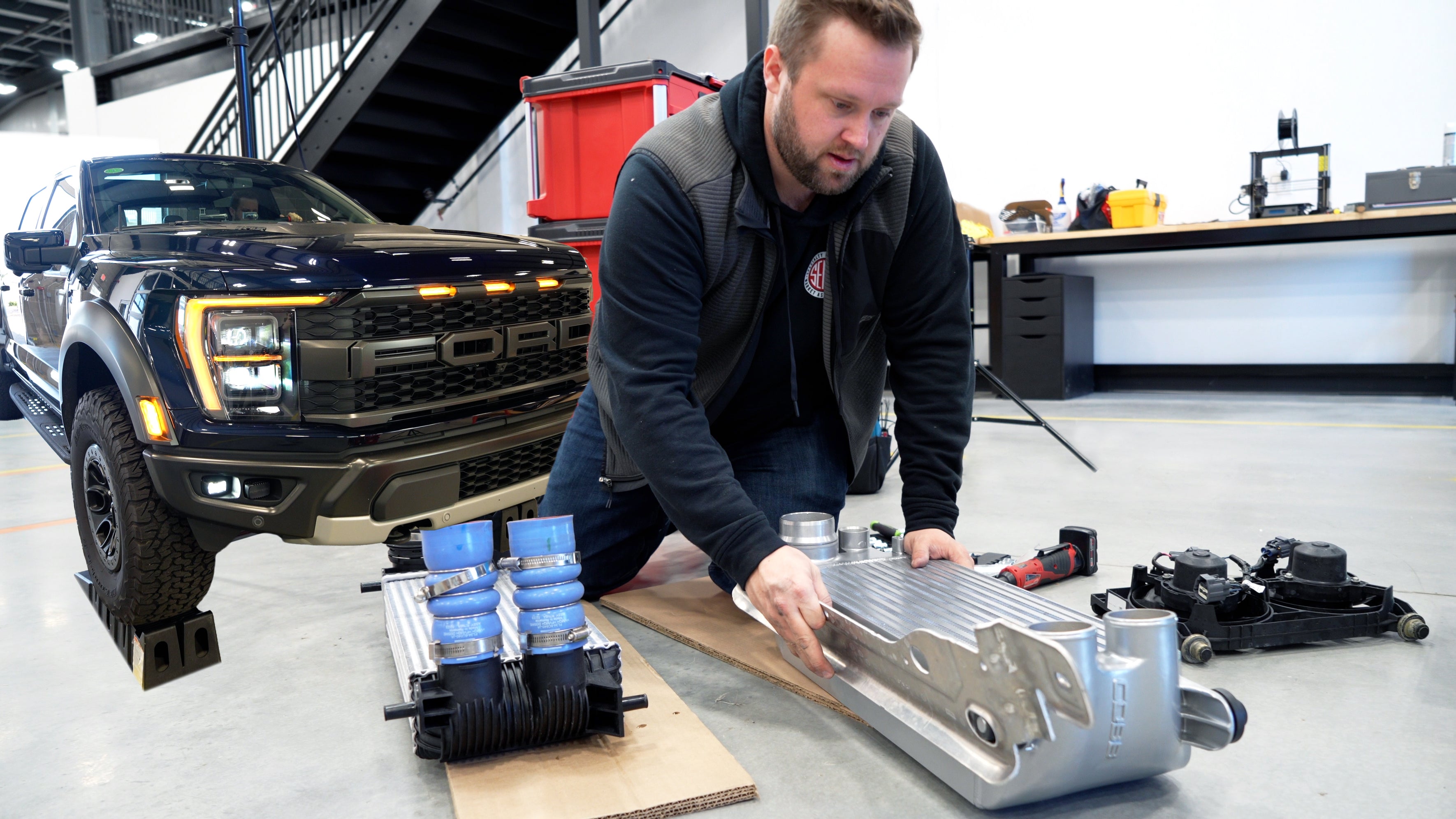 Installing COBB's Factory Location Raptor Intercooler