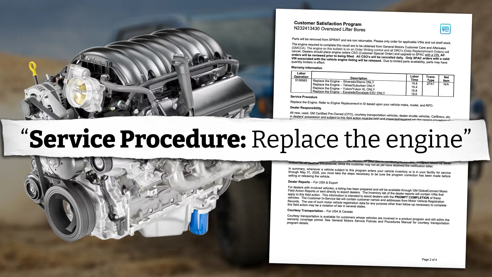 GM Wants L87 6.2L Owners to Change Oil Type.....Again