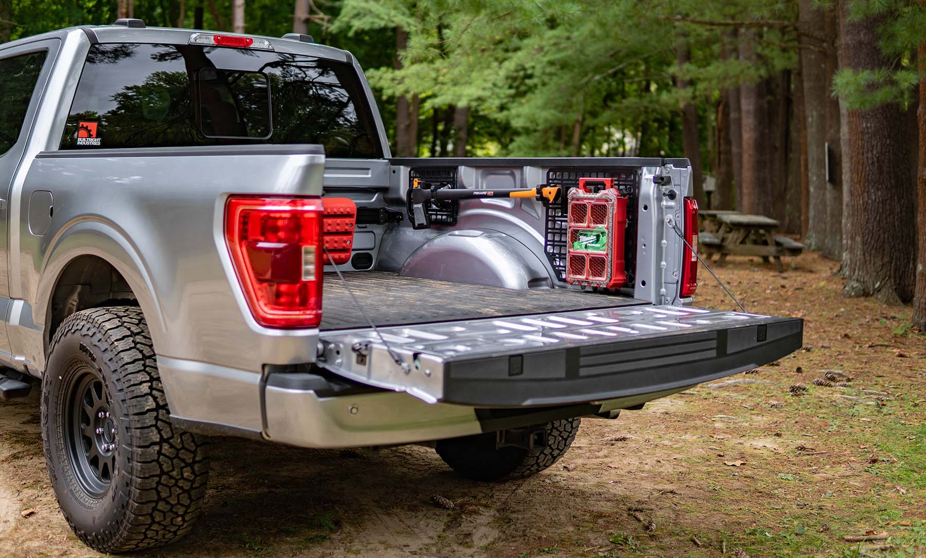 BuiltRight Truck Bed MOLLE Panels - The Original, Made in USA, Lifetime ...