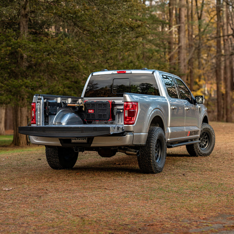 Ford Raptor Rear Rails Bedside Accessory Rail System | Ford F-150, Raptor (2015+) & Super Dut ...
