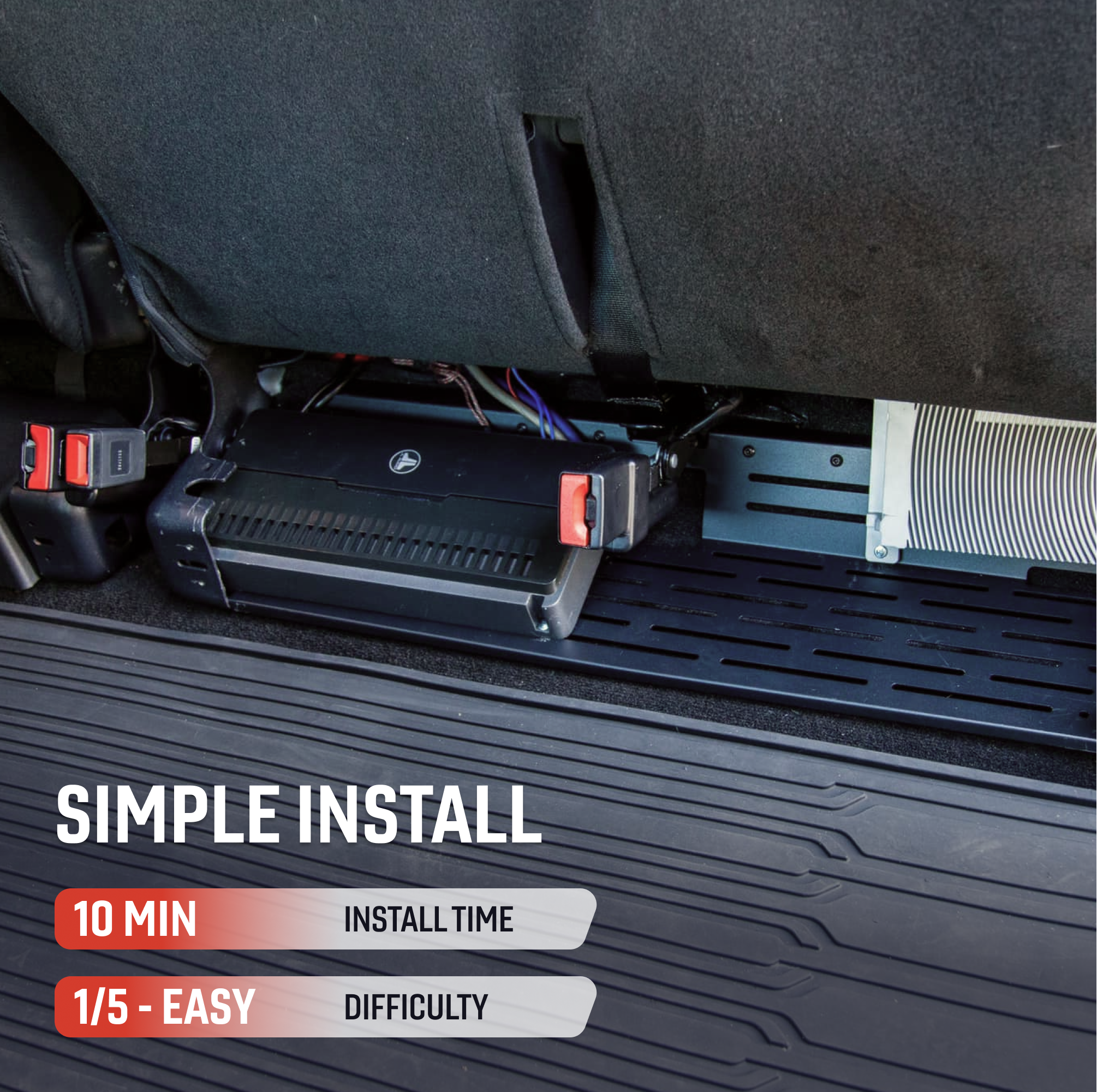 Under Seat Storage Panel | F-150 & Raptor (2015+), Super Duty(2017+)