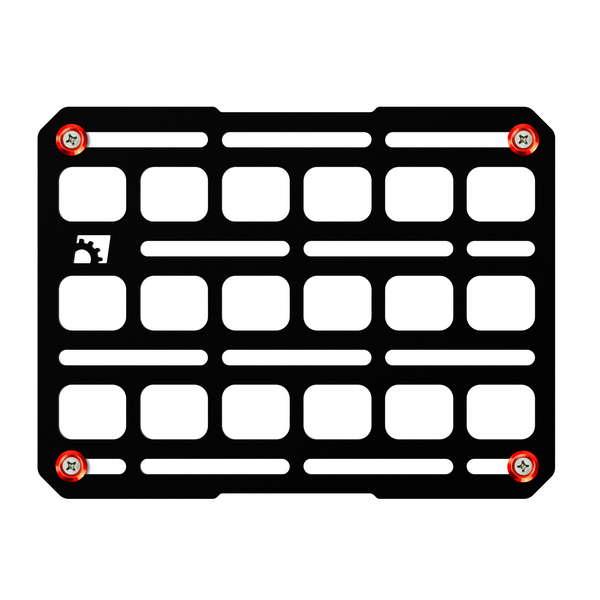 Center Console MOLLE Tech Plate Kit - Large - BuiltRight Industries