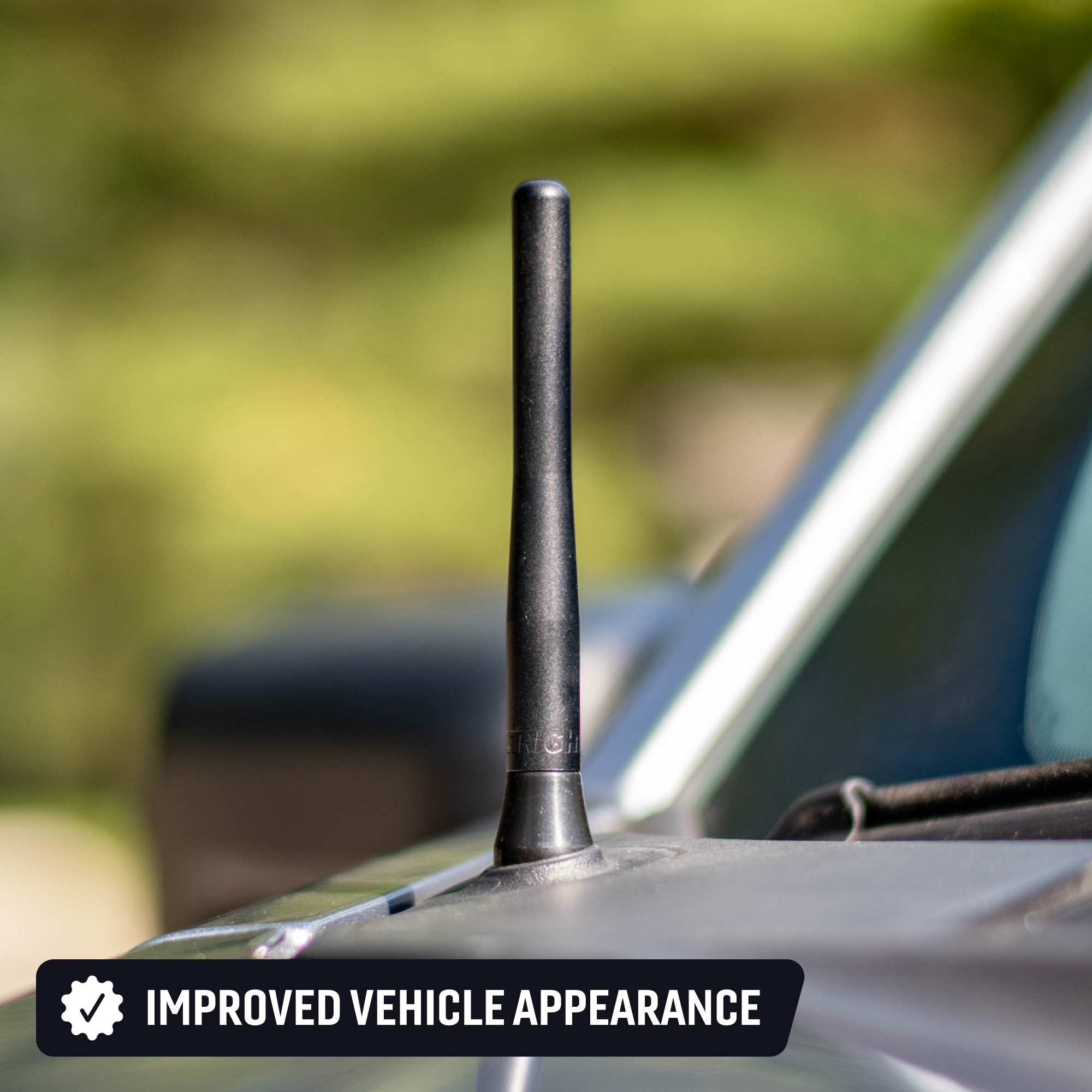 Perfect-Fit Stubby Antenna |  Ford F-150/Raptor (2021+), Super Duty (2022+), Bronco (2021-2023)