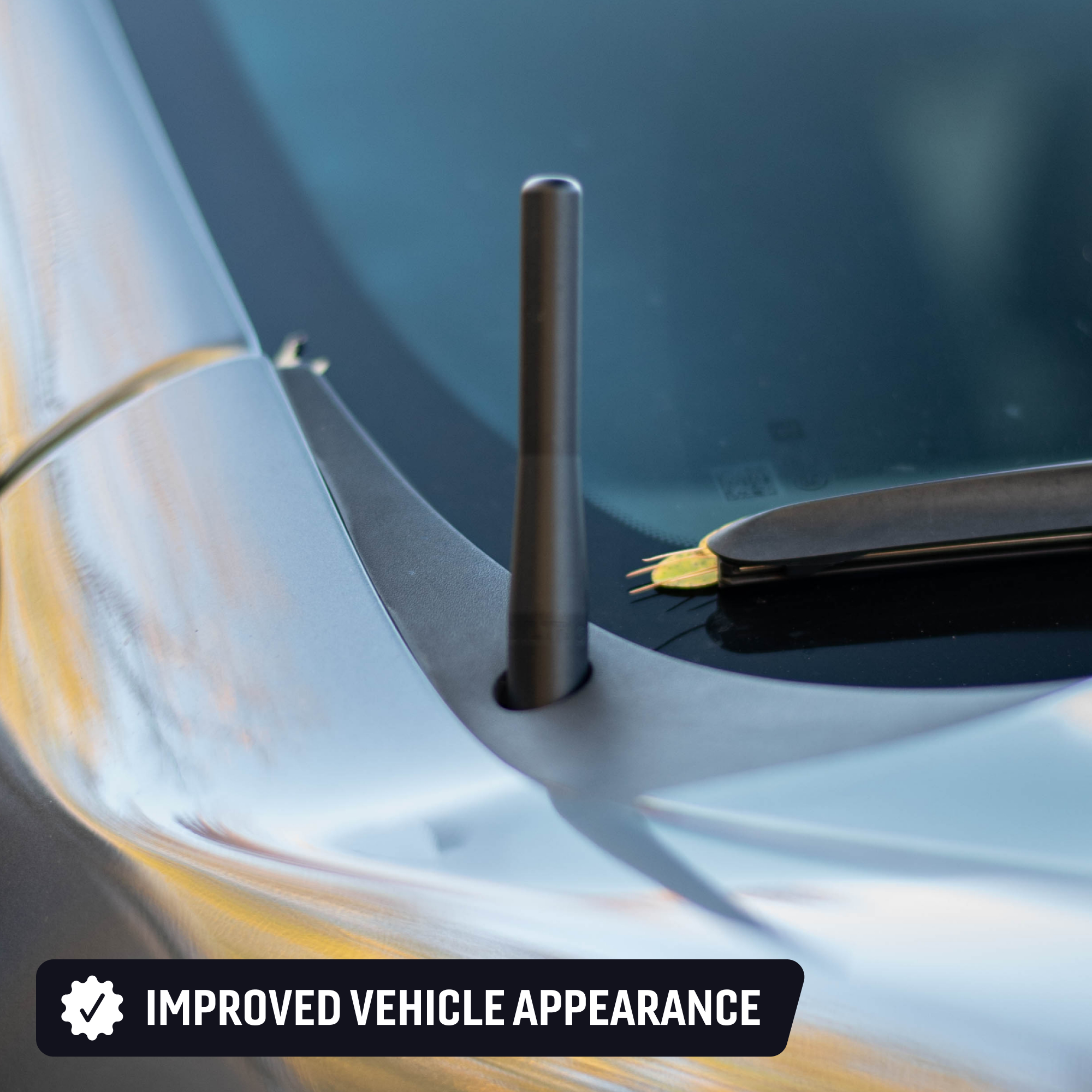 Perfect-Fit Stubby Antenna |  Chevrolet Silverado 1500 (2019+), GMC Sierra 1500 (2019+)