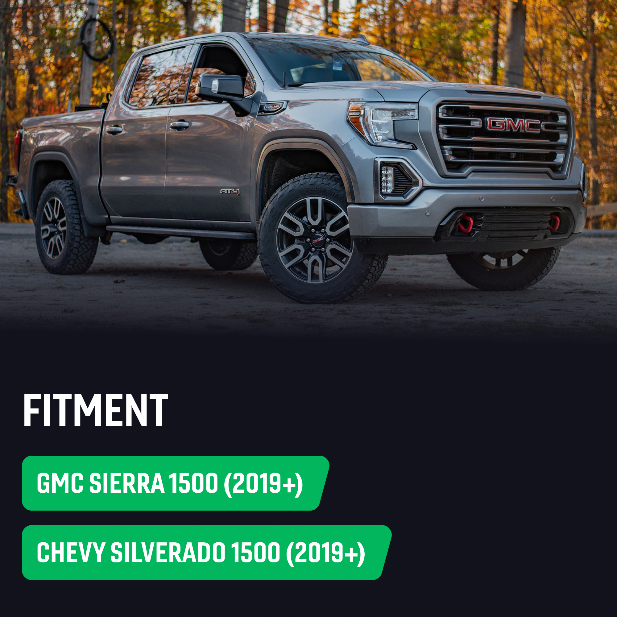 Perfect-Fit Stubby Antenna |  Chevrolet Silverado 1500 (2019+), GMC Sierra 1500 (2019+)