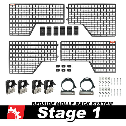 Bedside Rack MOLLE Panel System | Chevrolet Silverado & GMC Sierra 1500 (2019+)