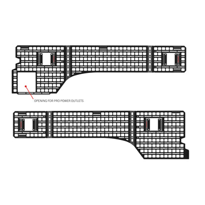 Bedside Rack MOLLE Panel System | Ford F-150, Raptor & Lightning (2015-2025)