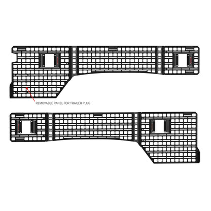 Bedside Rack MOLLE Panel System | Ford F-250, F-350, F-450 (2017-2026)