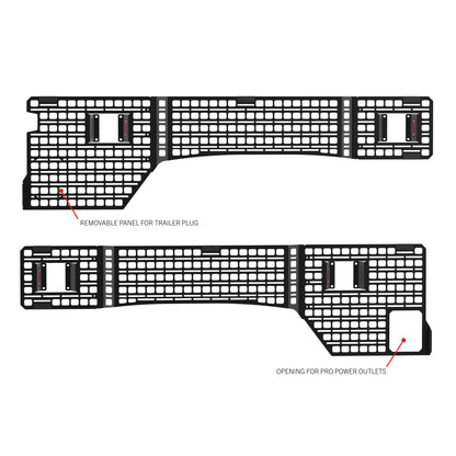 Bedside Rack MOLLE Panel System | Ford F-250, F-350, F-450 (2017-2026)