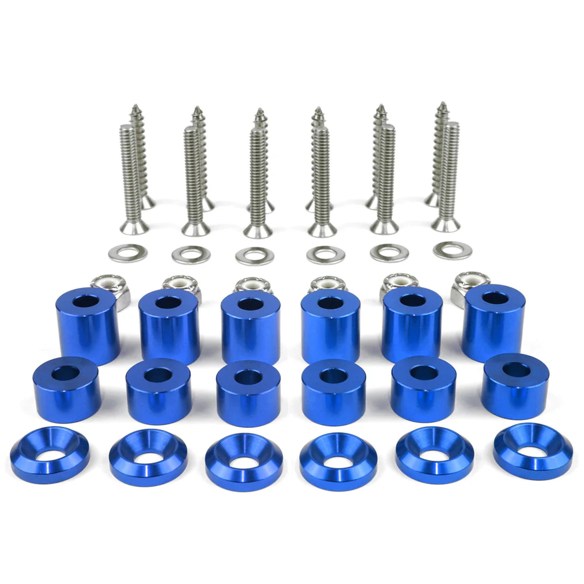 Tech Plate - 42pc Mounting Hardware Kit - Blue