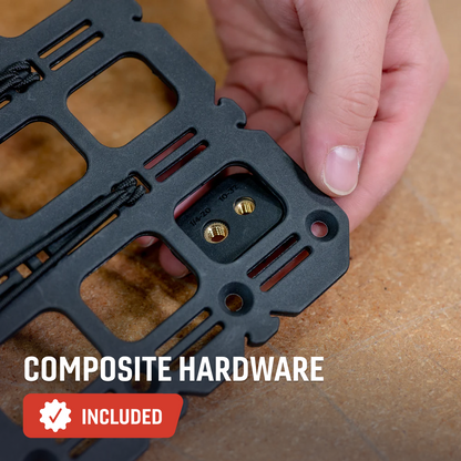 Composite Tech Plate 5.25" x 7.0" | Universal MOLLE Mounting Panel