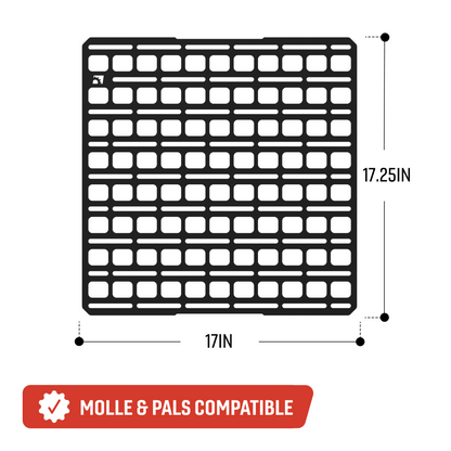 Tech Plate - 17.0"x17.0" | Universal MOLLE Mounting Panel