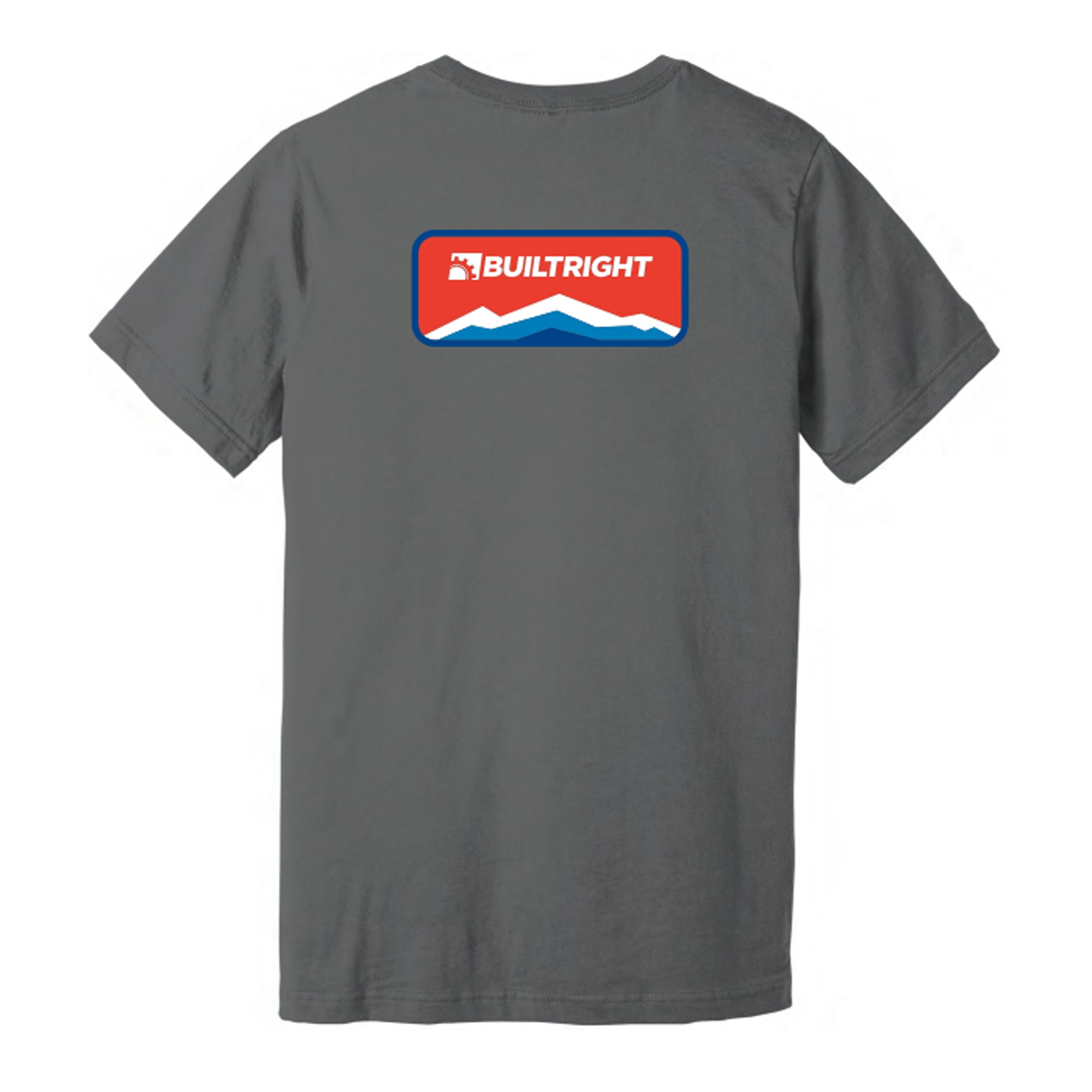 BuiltRight Industries Logo T-Shirt - Gray Mountains