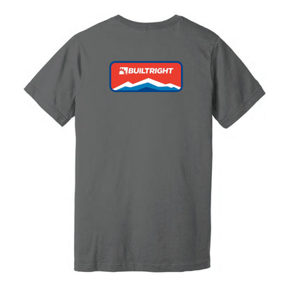 BuiltRight Industries Logo T-Shirt - Gray Mountains