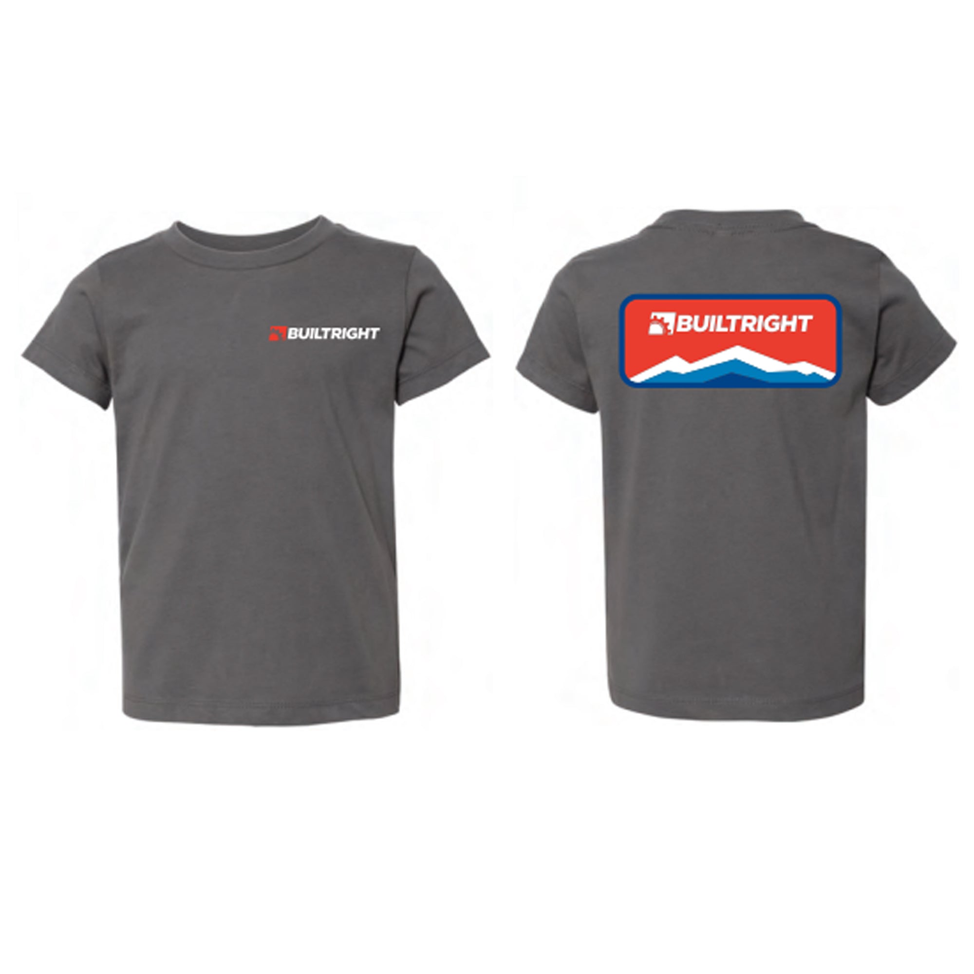 BuiltRight Industries Logo T-Shirt - Gray Mountains