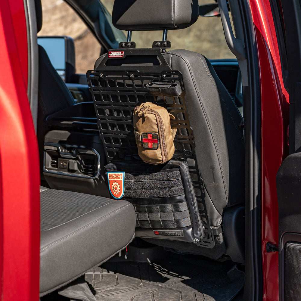 Seat Back Tech Plate MOLLE Kit | Chevrolet Silverado & GMC Sierra (2019+ 1500), HD (2020+)