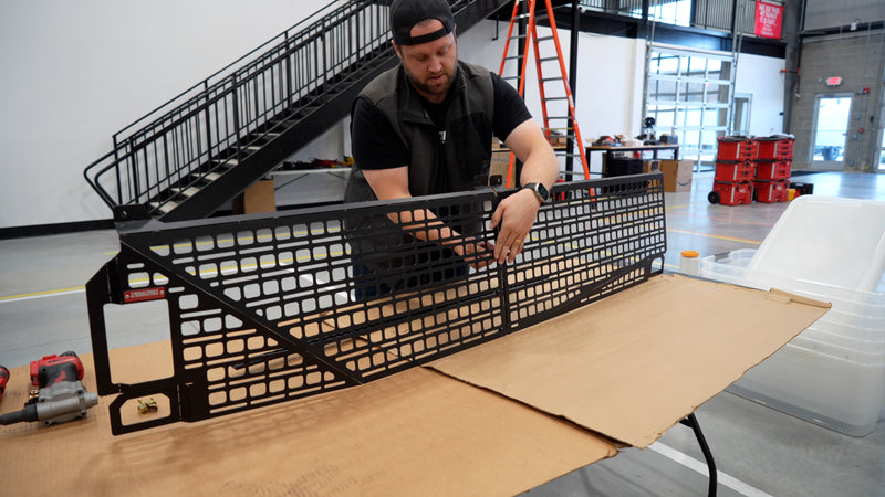 Prototyping Cybertruck MOLLE Panels